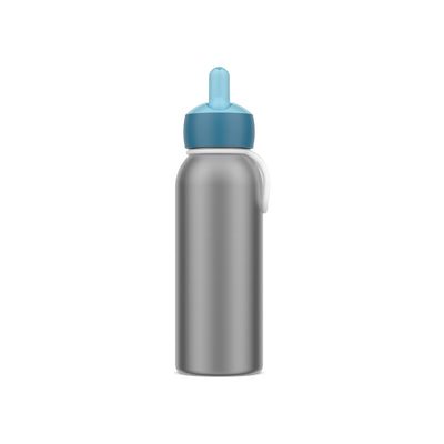 isoleerfles flip-up campus 350 ml - cool blue