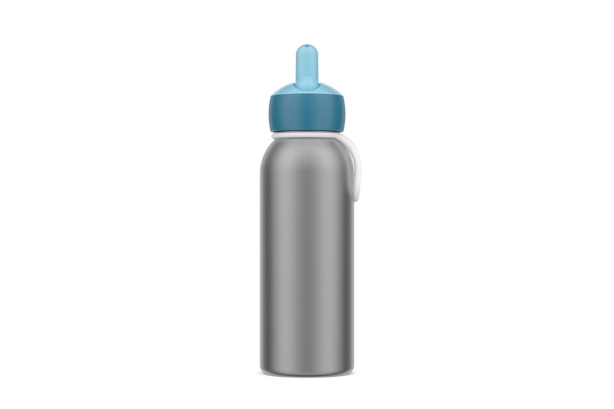 isoleerfles flip-up campus 350 ml - cool blue