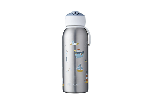 isoleerfles flip-up campus 350 ml - sailors bay