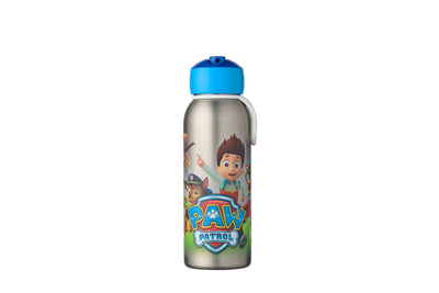 isoleerfles flip-up campus 350 ml - paw patrol
