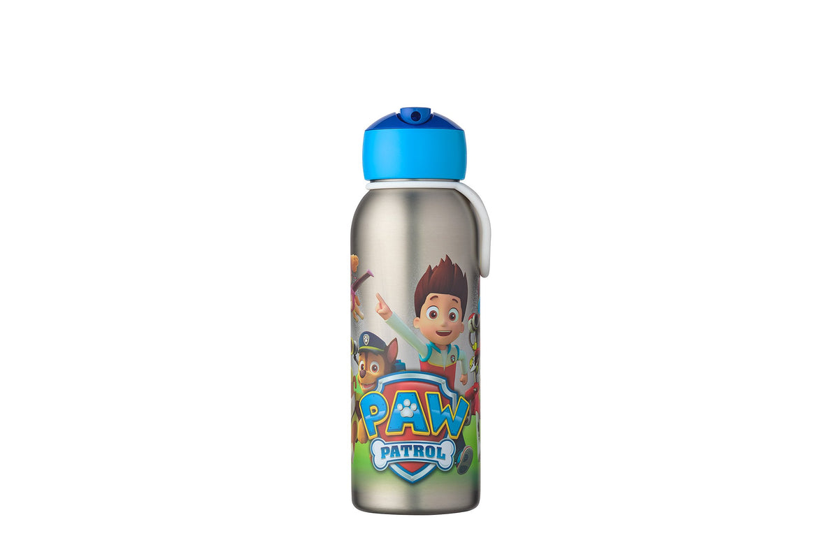 isoleerfles flip-up campus 350 ml - paw patrol