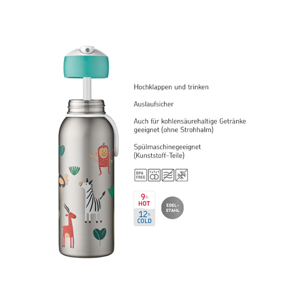 isoleerfles flip-up campus 350 ml - paw patrol