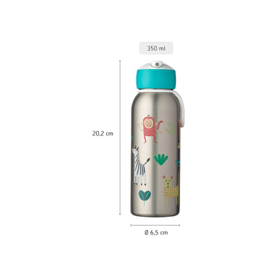 isoleerfles flip-up campus 350 ml - paw patrol