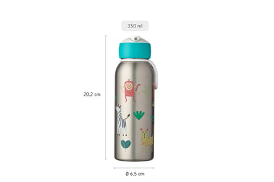 isoleerfles flip-up campus 350 ml - paw patrol