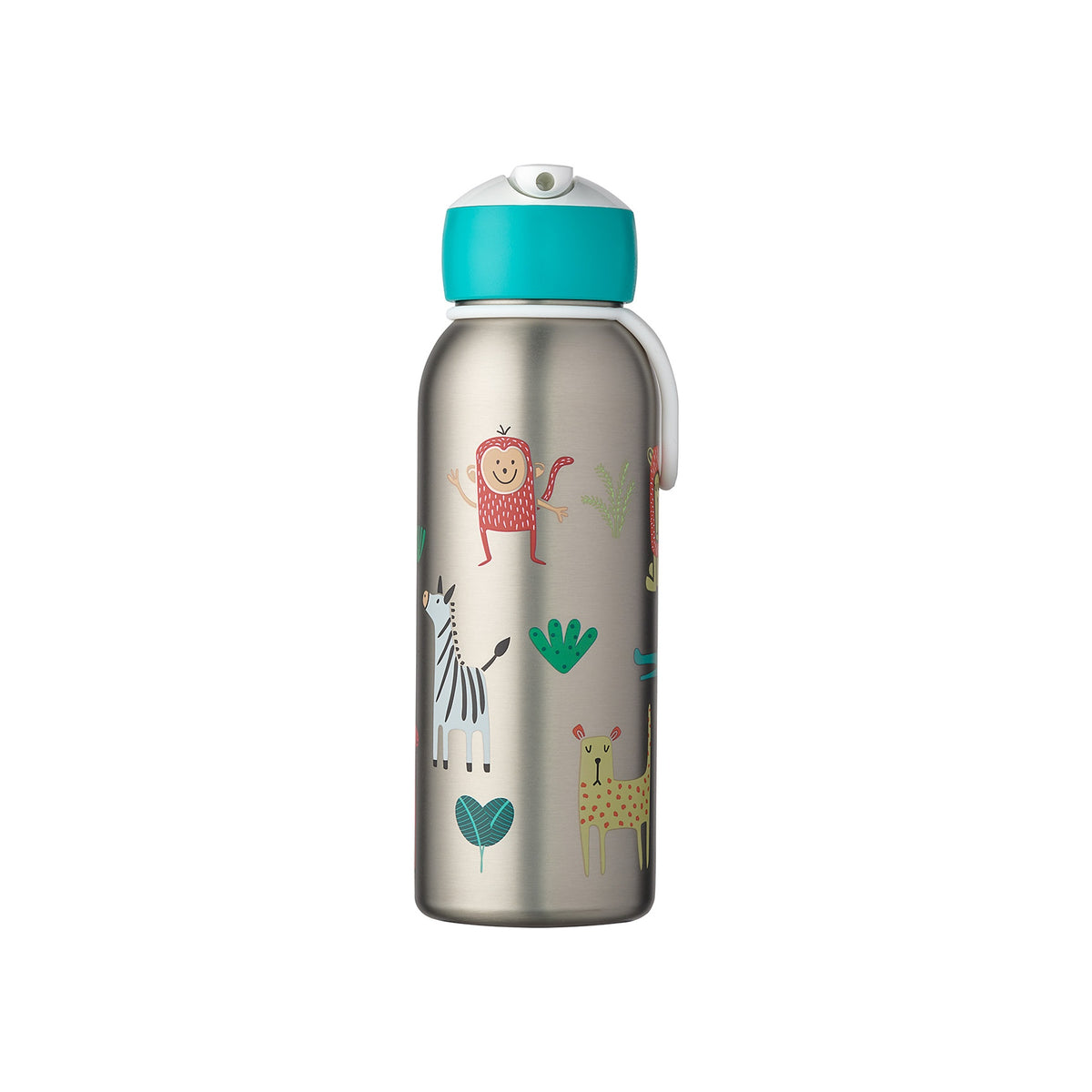 isoleerfles flip-up campus 350 ml - animal friends