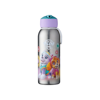 isoleerfles flip-up campus 350 ml - paw patrol girls