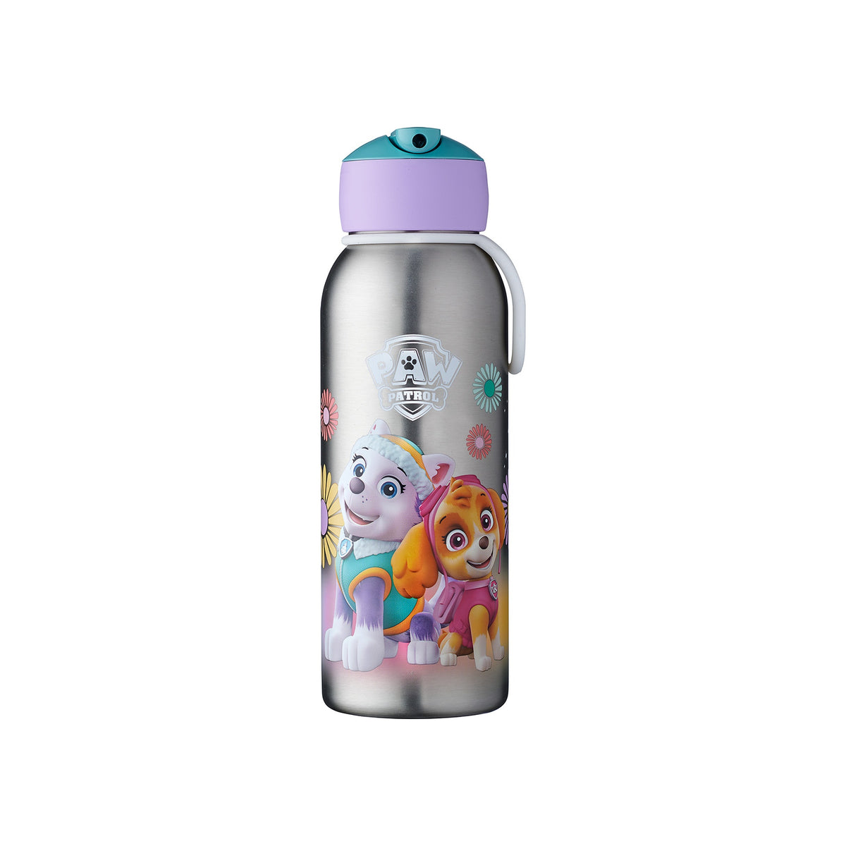 isoleerfles flip-up campus 350 ml - paw patrol girls