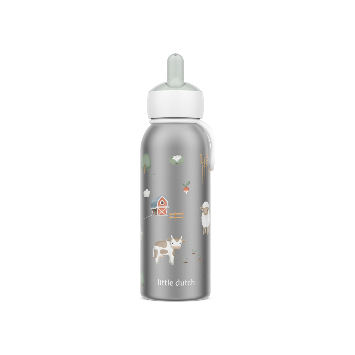 isoleerfles flip-up campus 350 ml - little farm
