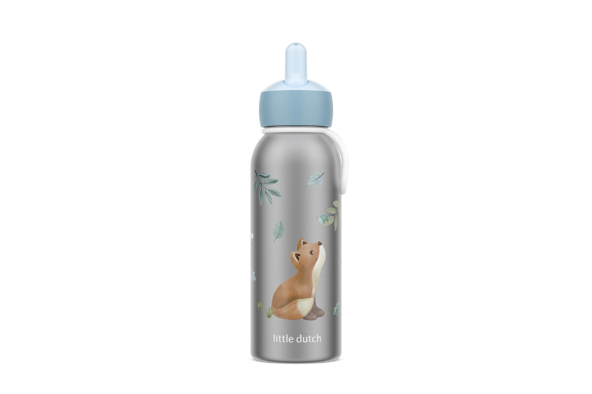 isoleerfles flip-up campus 350 ml - forest friends