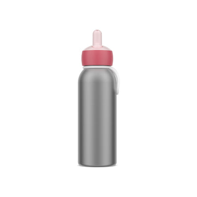 isoleerfles flip-up campus 350 ml - cool pink