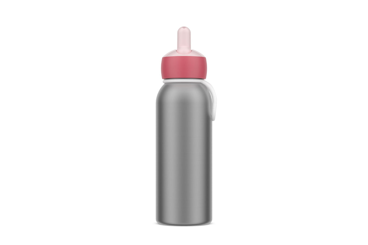 isoleerfles flip-up campus 350 ml - cool pink