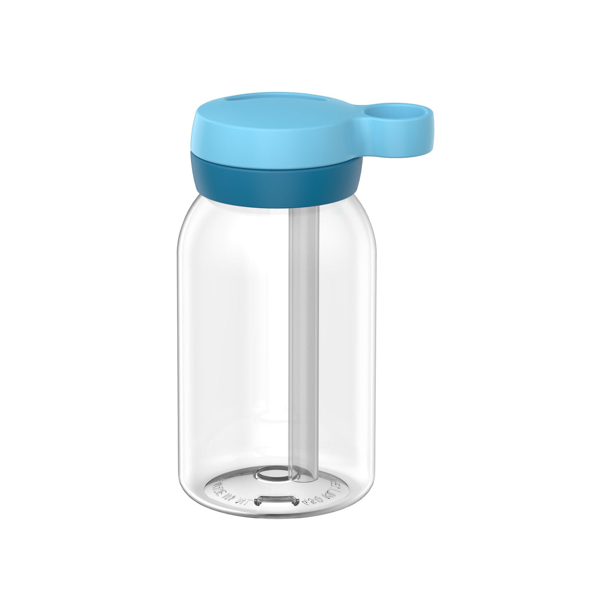 drinkfles met rietje campus 450 ml - cool blue