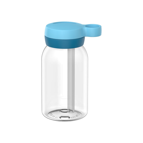 drinkfles met rietje campus 450 ml - cool blue