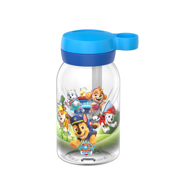 drinkfles met rietje campus 450 ml - paw patrol pups