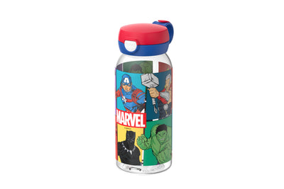 drinkfles met flipdop campus 600 ml - avengers