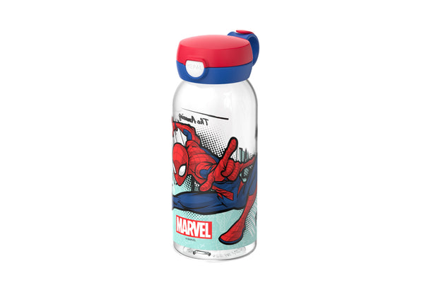 drinkfles met flipdop campus 600 ml - spiderman