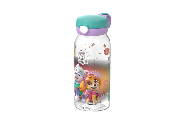 drinkfles met flipdop campus 600 ml - paw patrol girls
