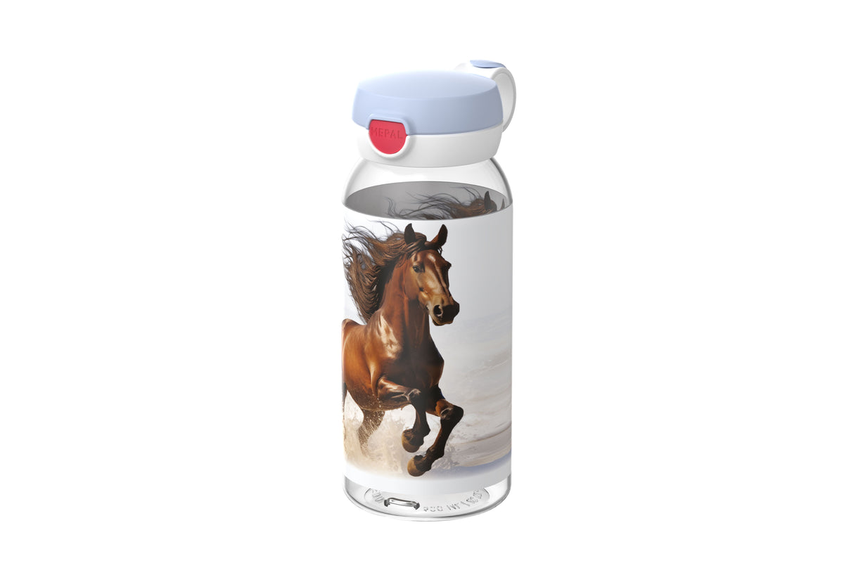 drinkfles met flipdop campus 600 ml - wild horse