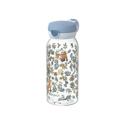 drinkfles met flipdop campus 600 ml - forest friends