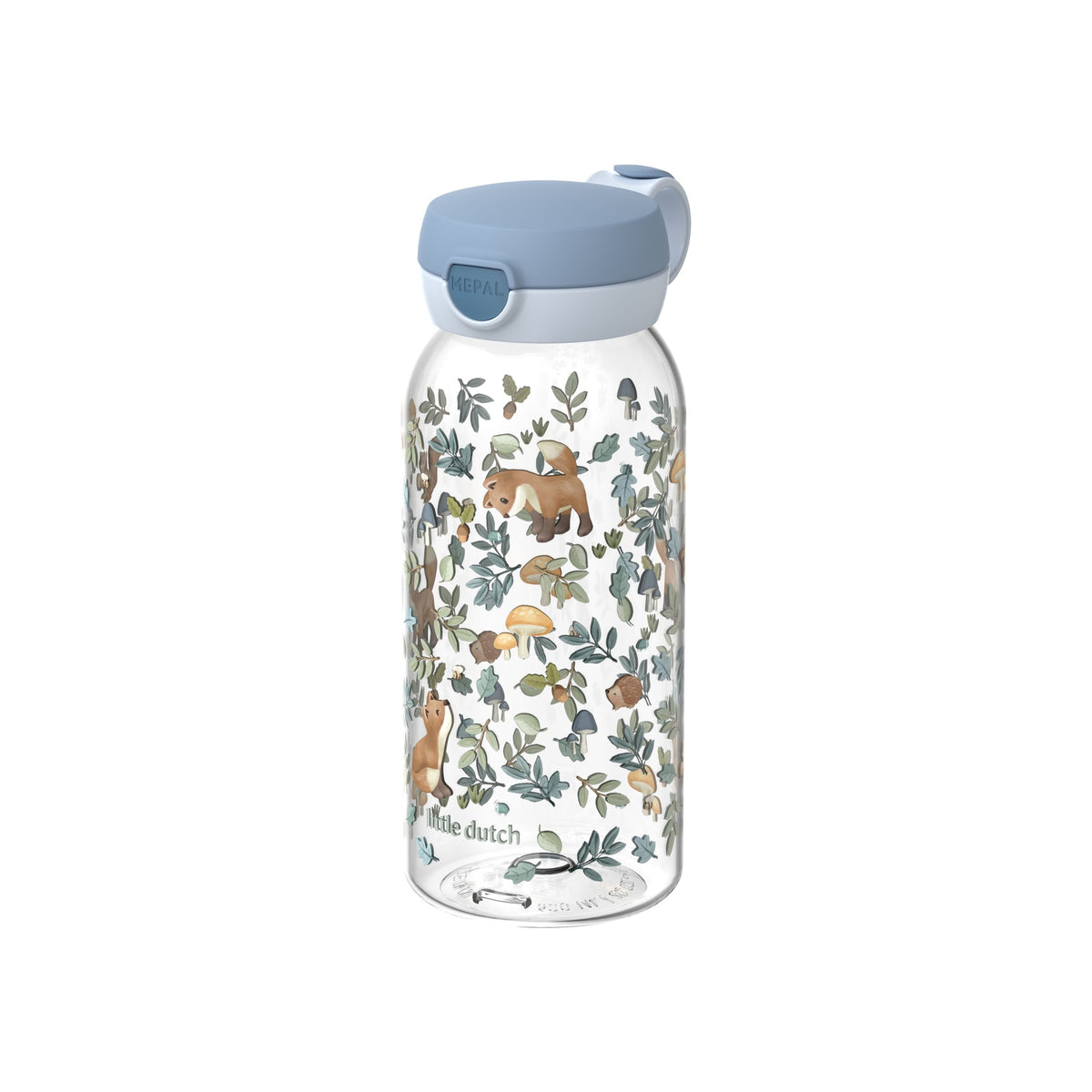drinkfles met flipdop campus 600 ml - forest friends