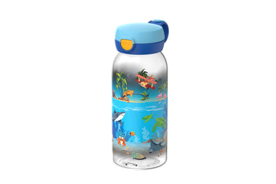 drinkfles met flipdop campus 600 ml - tropical ocean