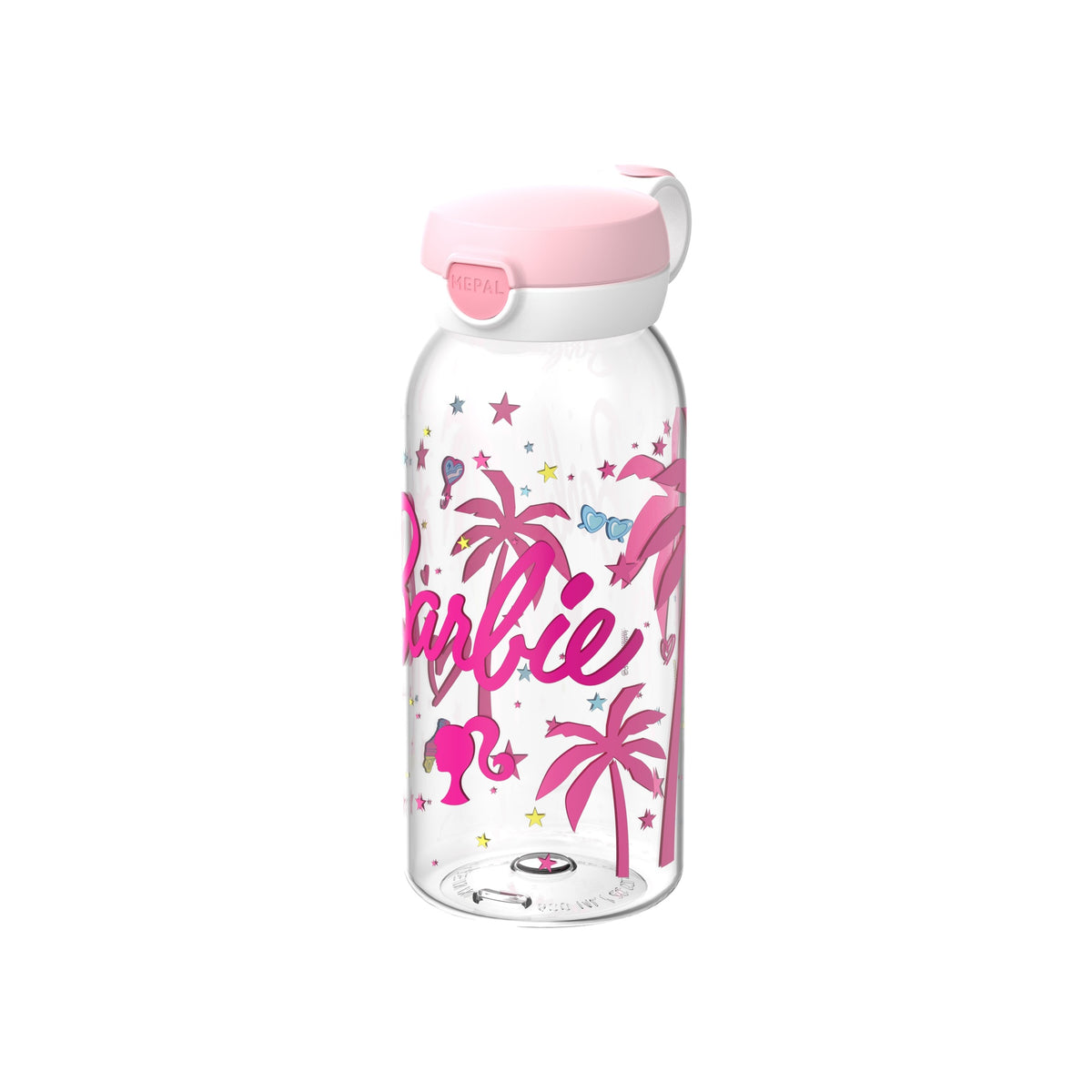 drinkfles met flipdop campus 600 ml - barbie