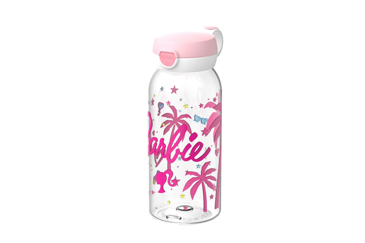 drinkfles met flipdop campus 600 ml - barbie