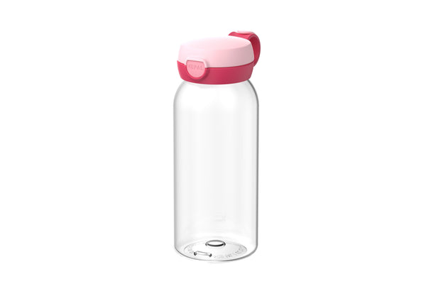 drinkfles met flipdop campus 600 ml - cool pink