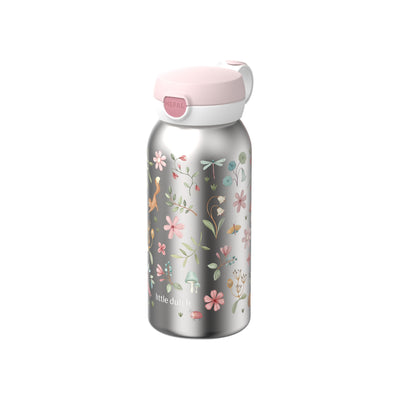 rvs drinkfles met flipdop campus 600 ml - fairy wonders