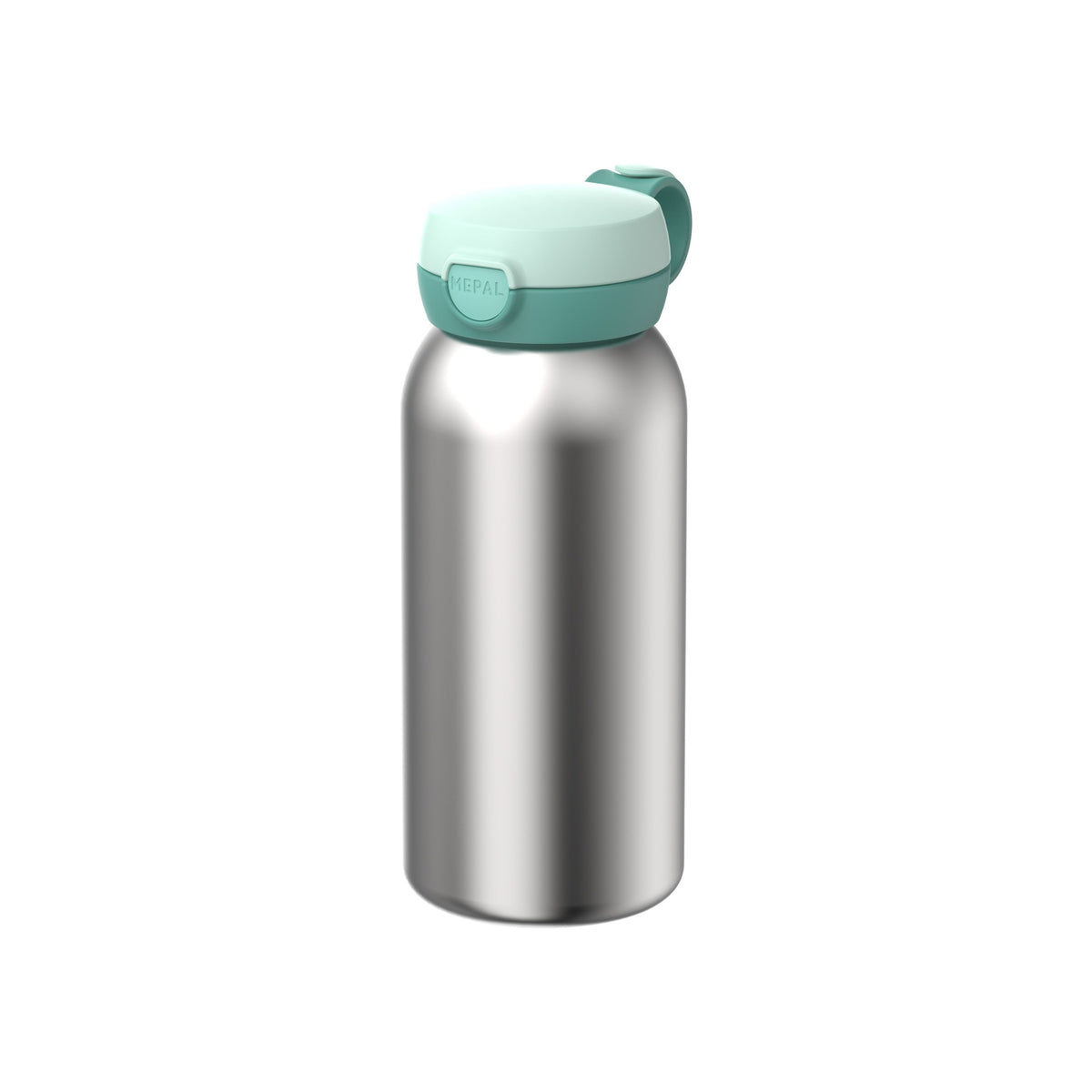 rvs drinkfles met flipdop campus 600 ml - cool mint