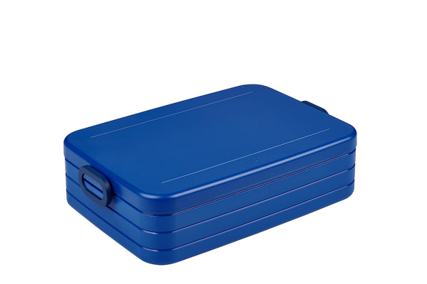 lunchbox take a break large - vivid blue