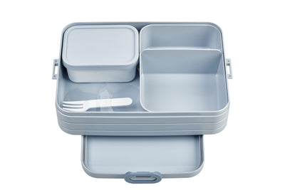 bento lunchbox take a break large - nordic blue