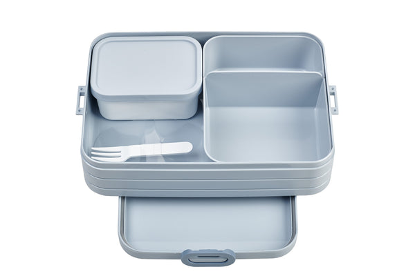 bento lunchbox take a break large - nordic blue