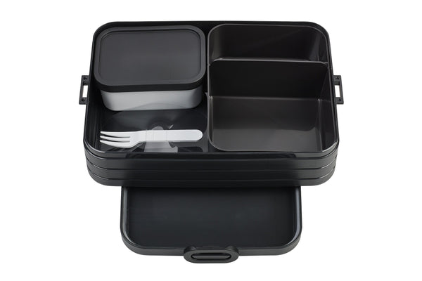 bento lunchbox take a break large - nordic black
