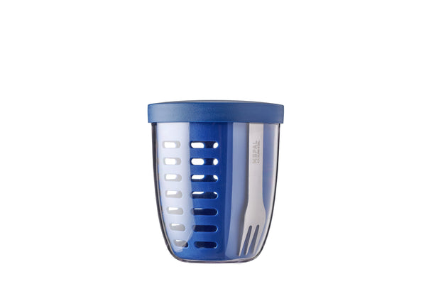 fruit & veggie pot ellipse - vivid blue