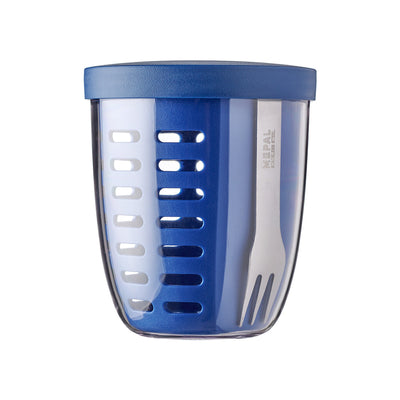 fruit & veggie pot ellipse - vivid blue