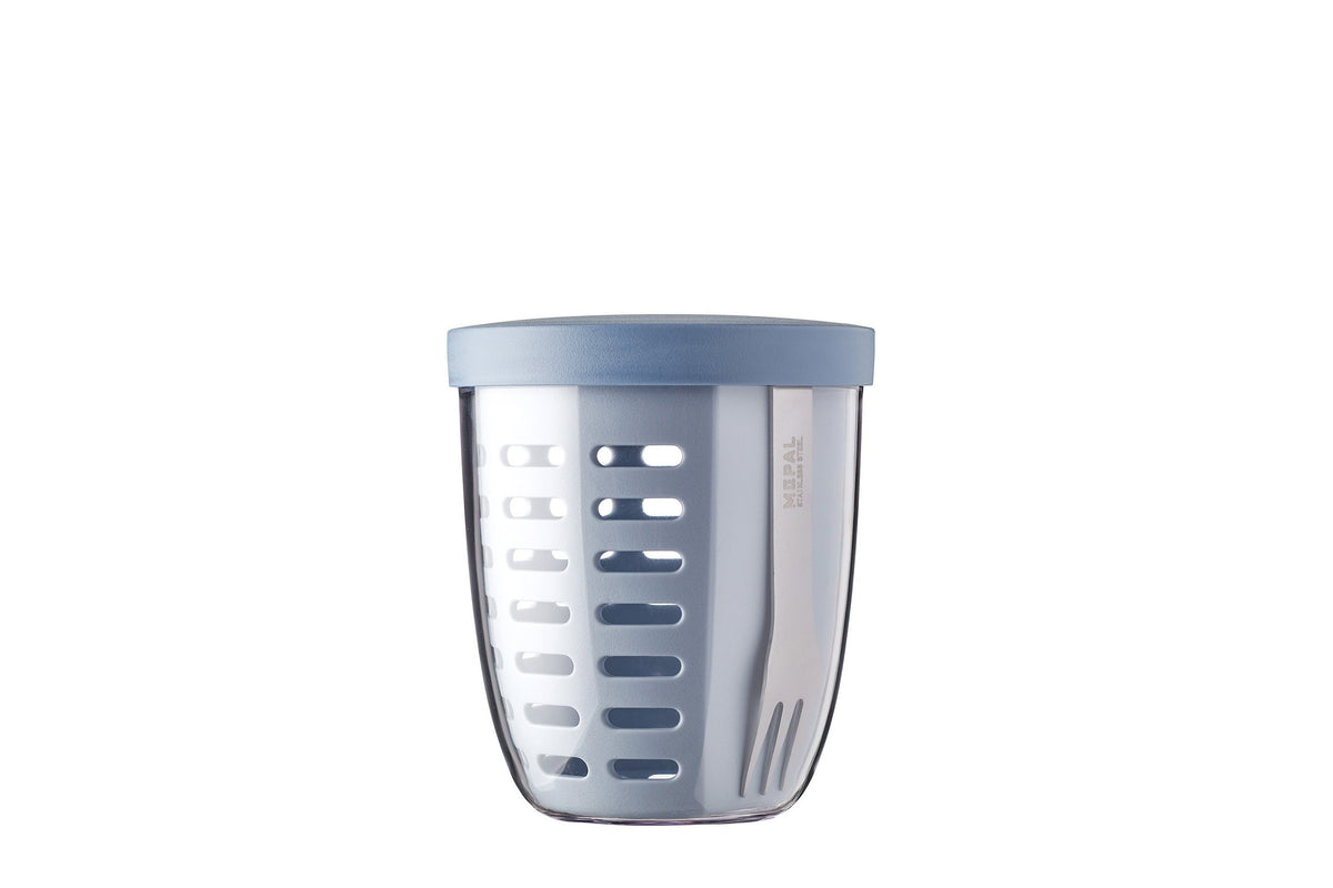 fruit & veggie pot ellipse - nordic blue