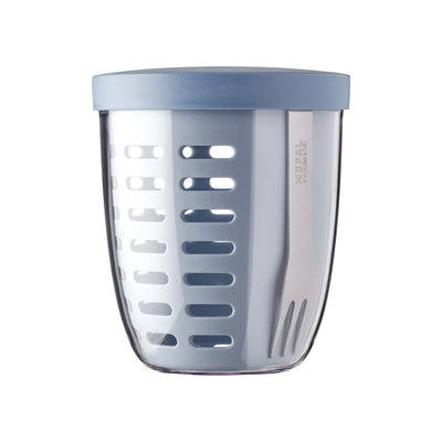 fruit & veggie pot ellipse - nordic blue