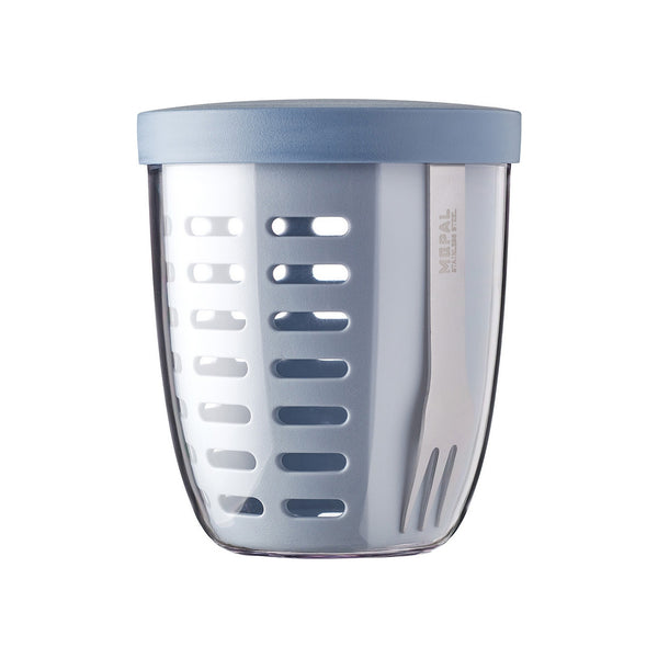 fruit & veggie pot ellipse - nordic blue