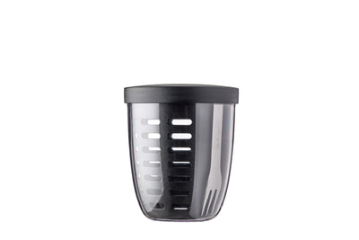 fruit & veggie pot ellipse - nordic black