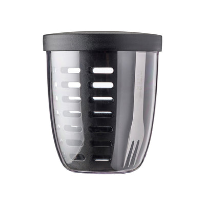 fruit & veggie pot ellipse - nordic black