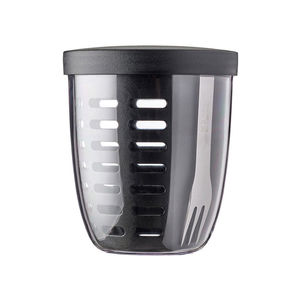 fruit & veggie pot ellipse - nordic black