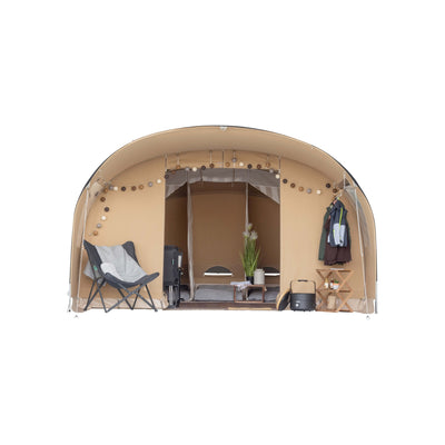 Karsten Tunneltent Imperia — Beige/Zwart