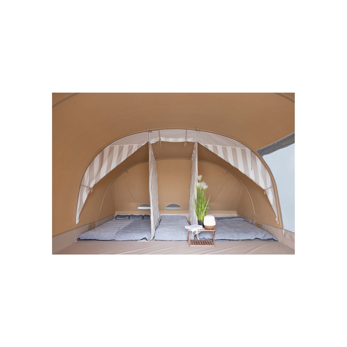 Karsten Tunneltent Imperia — Beige/Zwart