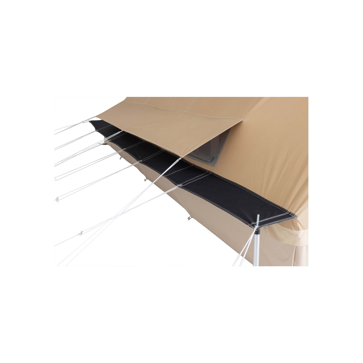 Karsten Tunneltent Imperia — Beige/Zwart