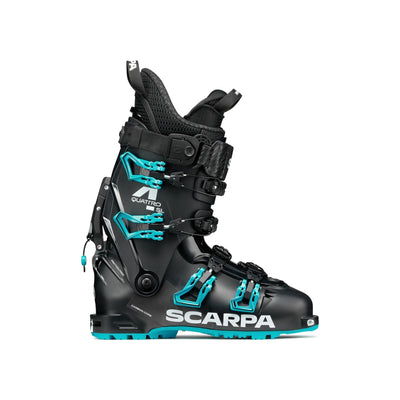 Scarpa 4-Quattro XT skischoenen zwart-turquoise voor freeride en touring