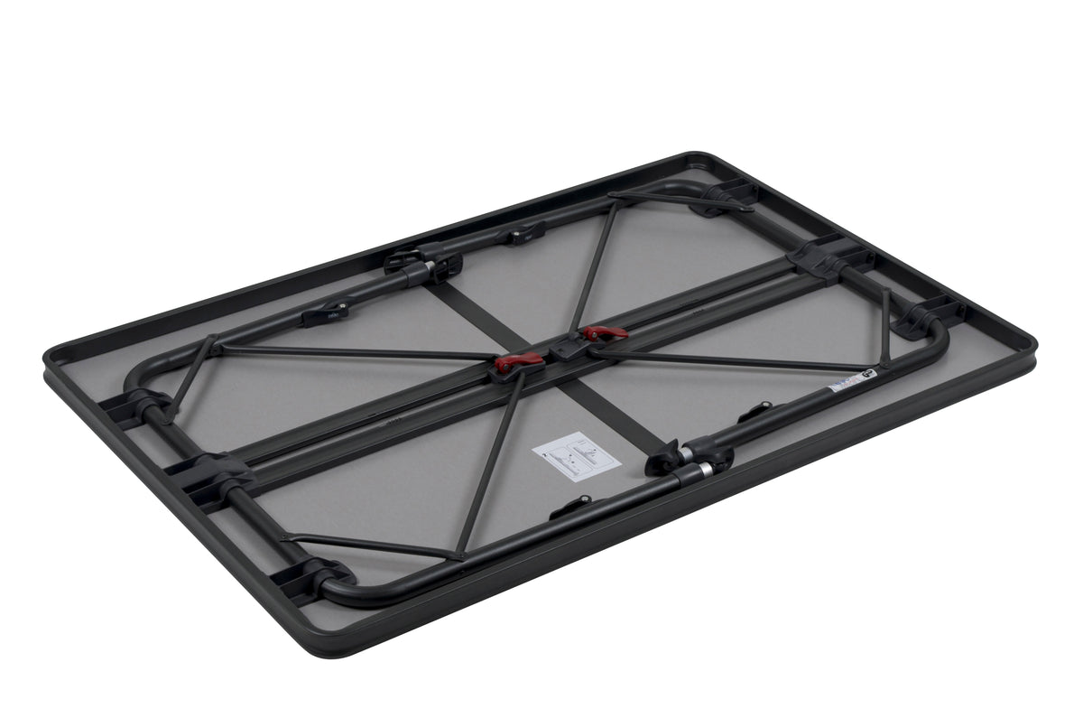 Crespo Tafel AP/273-89 zwart 130x85 alu