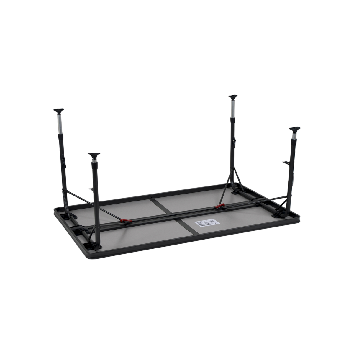 Crespo Tafel AP/274-89 zwart 150x89 alu