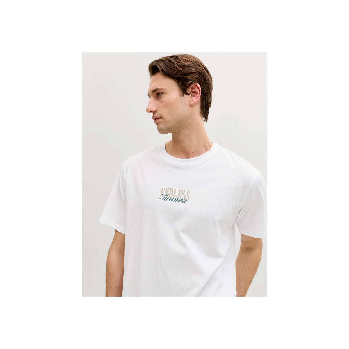 JREBHAYDEN RELAXED SS TEE — Aqua Gray