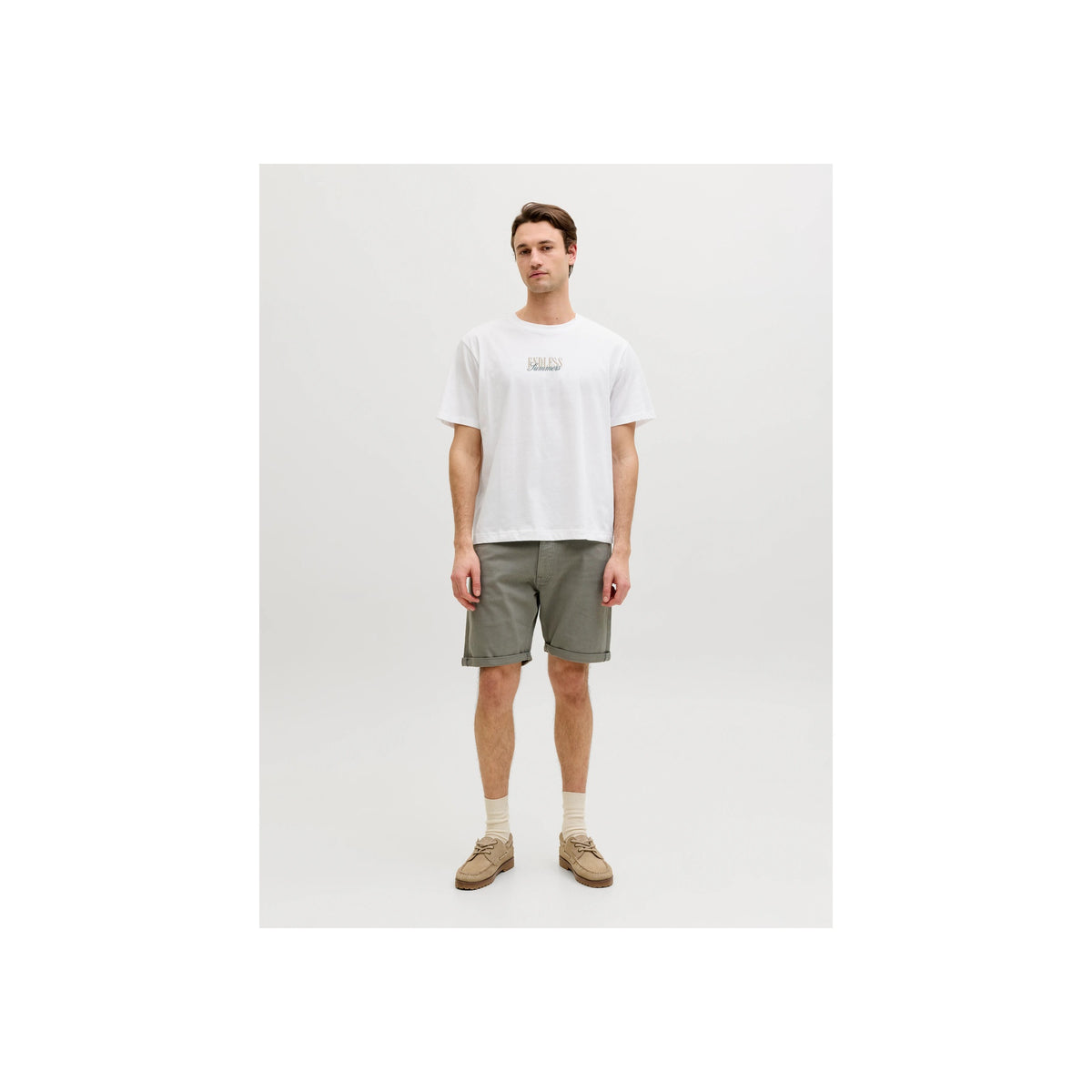 JREBHAYDEN RELAXED SS TEE — Aqua Gray